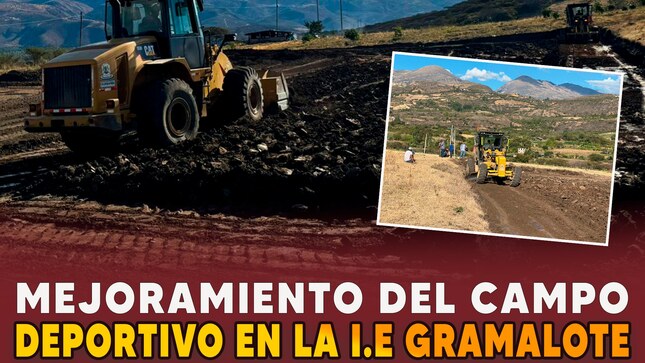 Mejoramiento del campo deportivo en la Institución Educativa Gramalote - Huañimbita