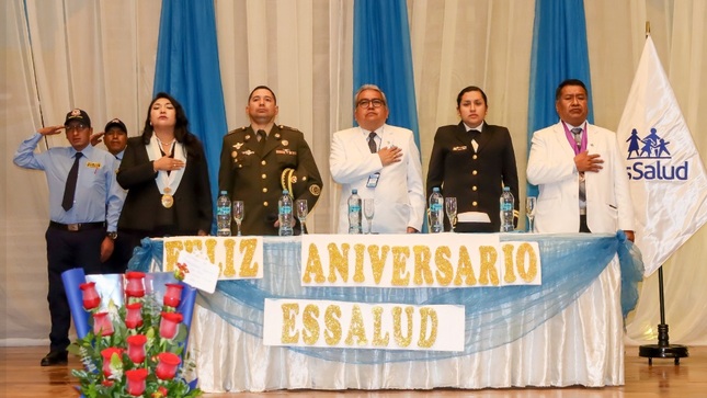 La Municipalidad de Puno saluda a la Red Asistencial Puno EsSalud por sus 88 aniversario institucional