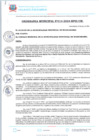 Vista preliminar de documento Ordenanza Municipal N°014-2024-MPH -CM. MODIFICADA