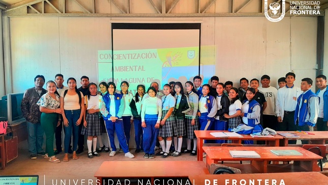 Estudiantes de la Facultad de Ciencias Empresariales y Turismo de la Universidad Nacional de Frontera, llevaron a cabo una jornada en la Laguna de los Patos.