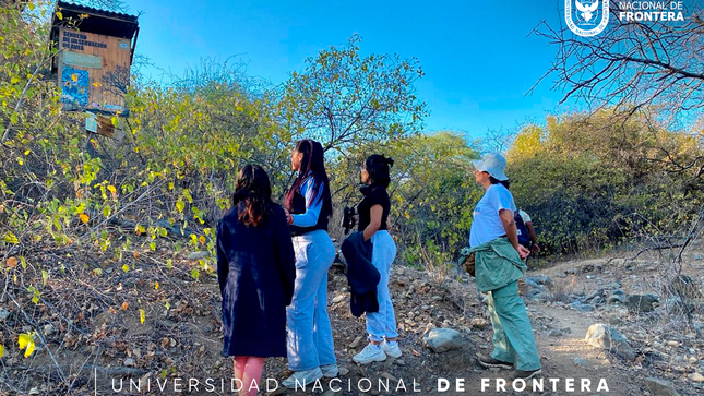 Estudiantes de la Universidad Nacional de Frontera promueven el guiado de aviturismo en Coto de Caza El Angolo