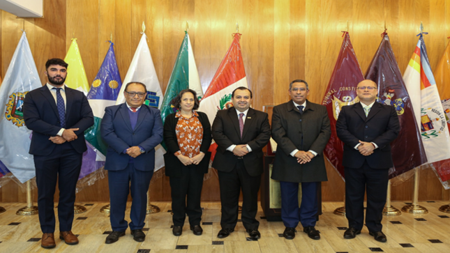 Presidente del TC Francisco Morales recibió a delegación de la Comisión Interamericana de Derechos Humanos