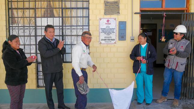 Población de Aricota ya cuenta con un puesto de salud renovado 