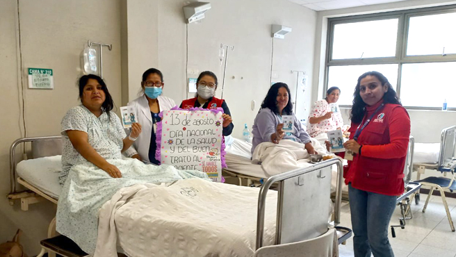 Pacientes hospitalizadas recibieron charlas sobre sus derechos en salud