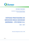 Vista preliminar de documento Estudio tarifario de la Empresa Prestadora de Servicios RIOJA S.A. (EPS RIOJA S. A.) – Periodo 2022 – 2027.