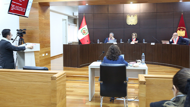 En audiencia pública la Sala Primera dejó al voto 70 procesos constitucionales procedentes de diversas jurisdicciones del país