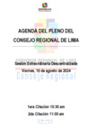 Vista preliminar de documento AGENDA DE SESIÓN DE CONSEJO REGIONAL N° 021-2024-CR/GRL