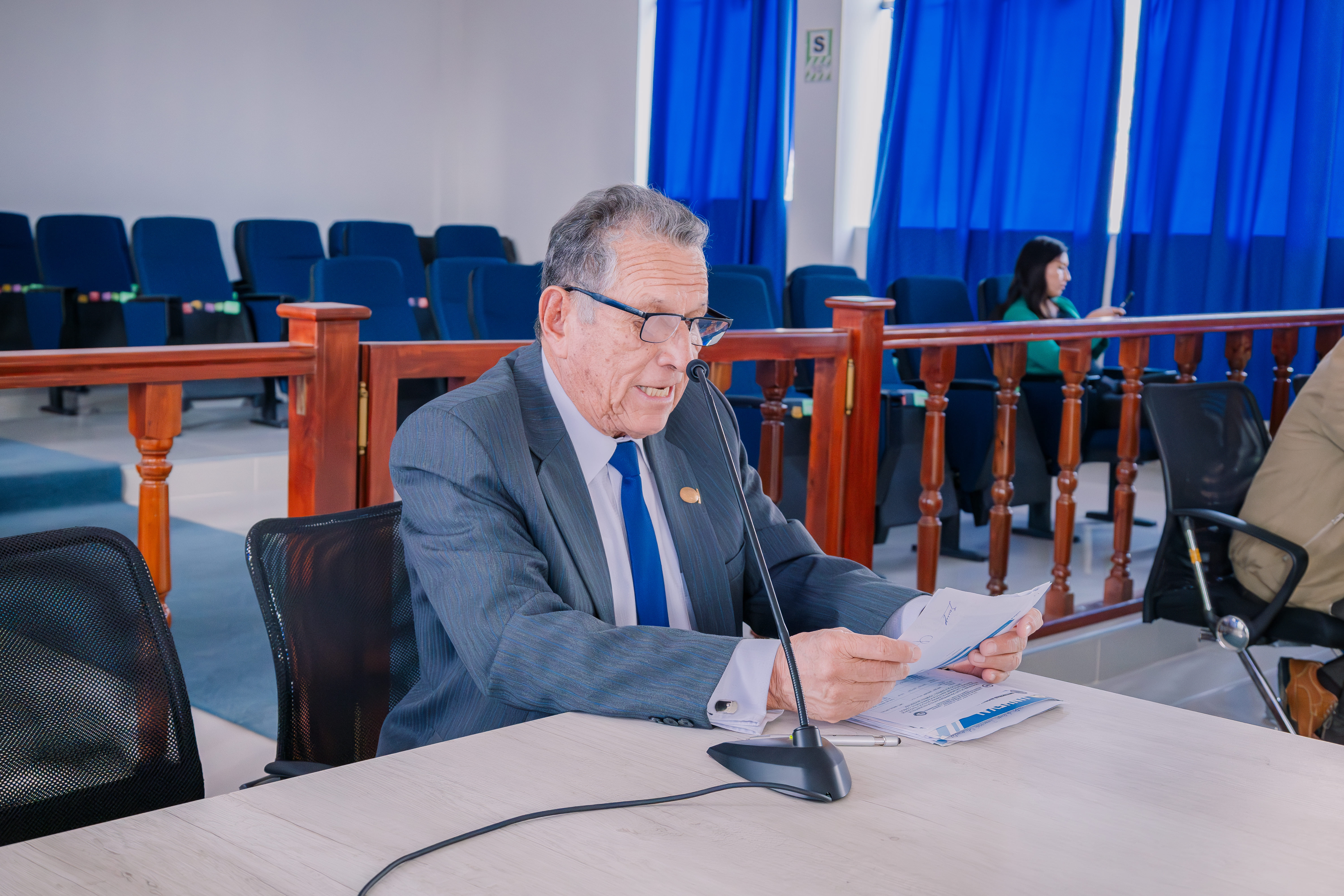 Presidente del Comité Electoral Universitario, Dr. Eduardo Melgarejo
