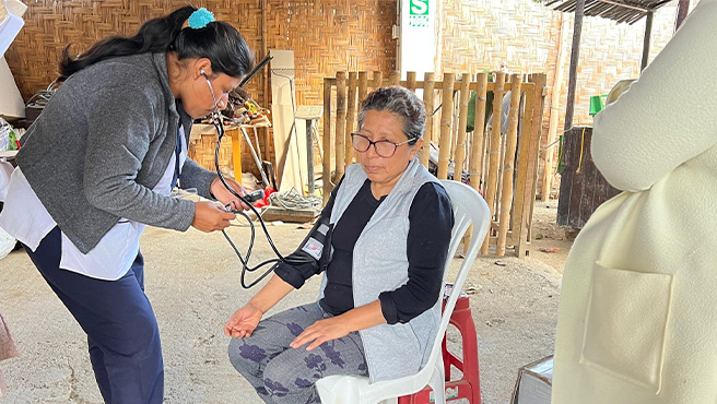 CIAM atiende a los adultos mayores del centro poblado de Cuz Cuz