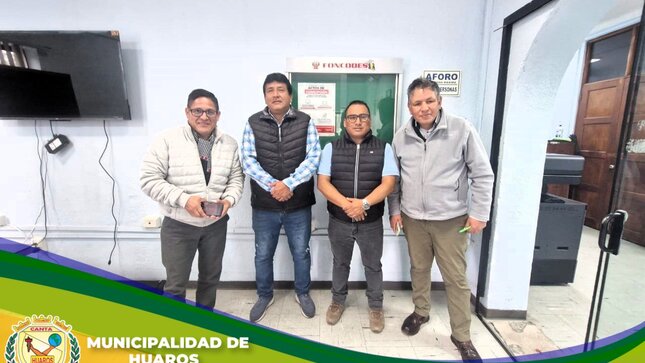 Reunión con FONCODES: Avances y beneficios para Huaros