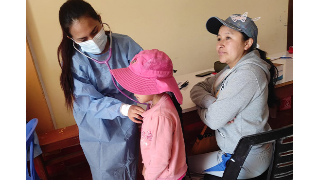 Campaña Medica Gratuita en el centro poblado de Huiña