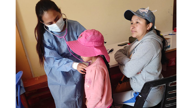 Campaña Medica Gratuita en el centro poblado de Huiña 