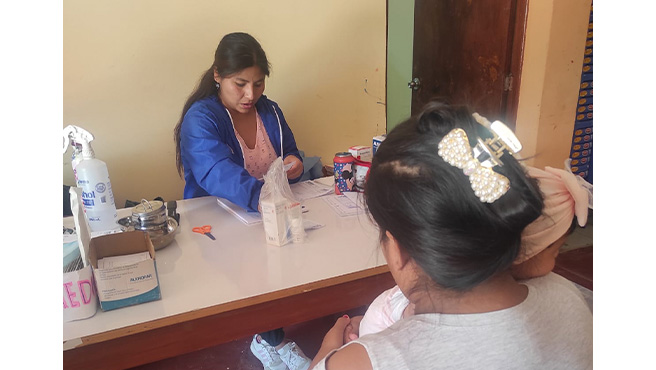 Campaña Medica Gratuita en el centro poblado de Huiña