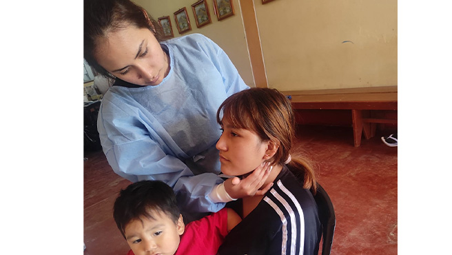 Campaña Medica Gratuita en el centro poblado de Huiña