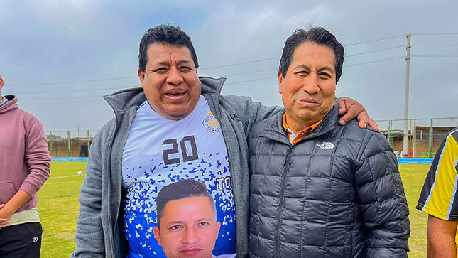 Alcalde apertura campeonato deportivo "El Mundialito" 
