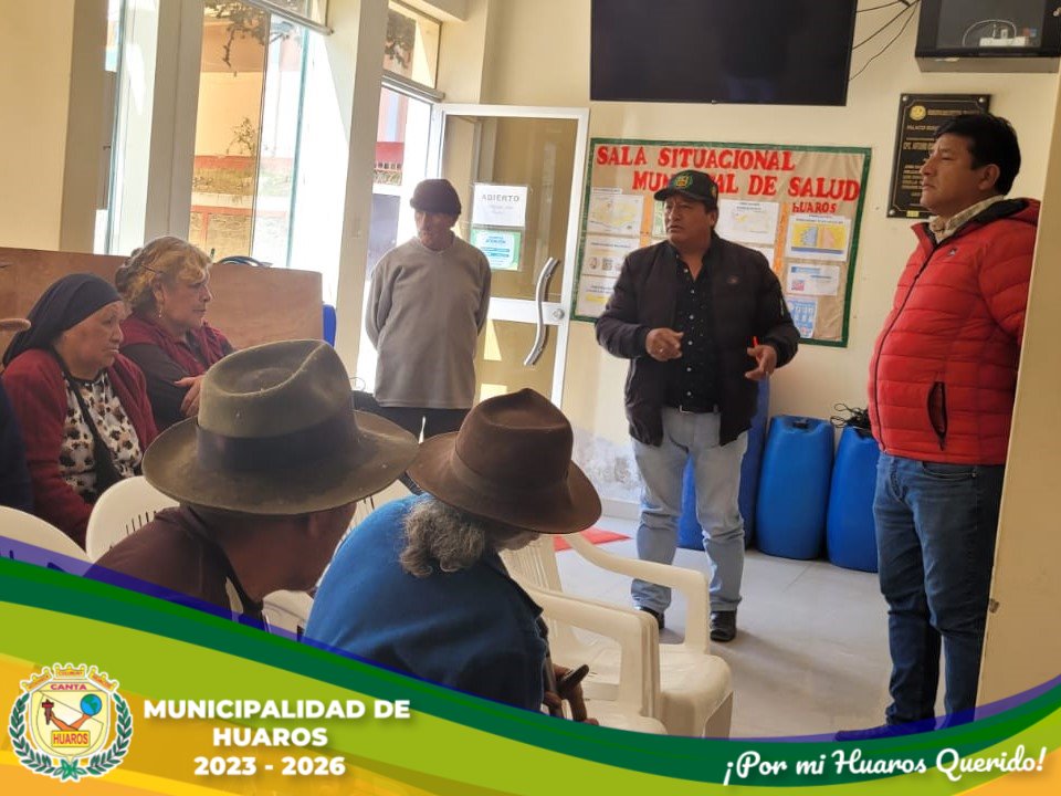 Reconocimiento al Alcalde del Distrito de Huaros por la labor en Pensión 65