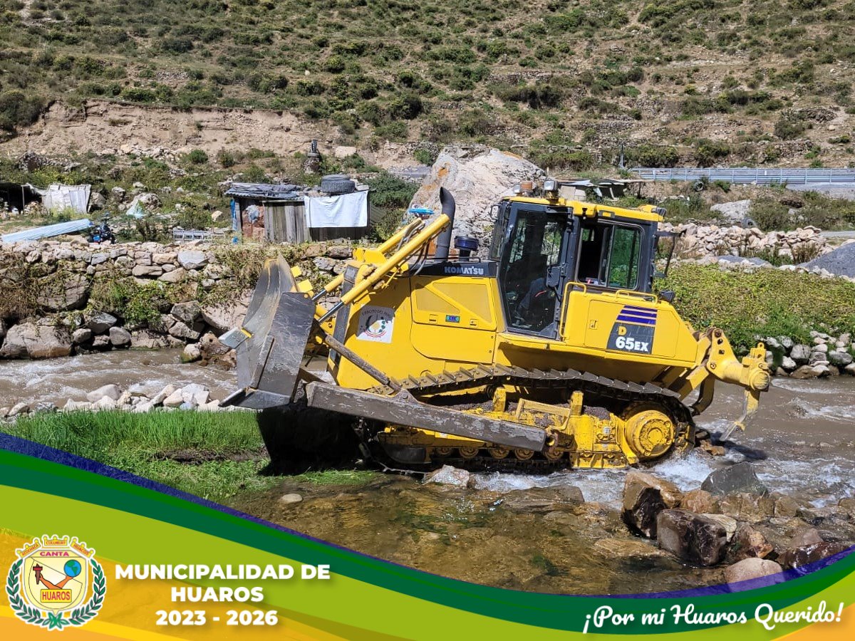 Trabajos de Descolmatación en el Distrito de Huaros