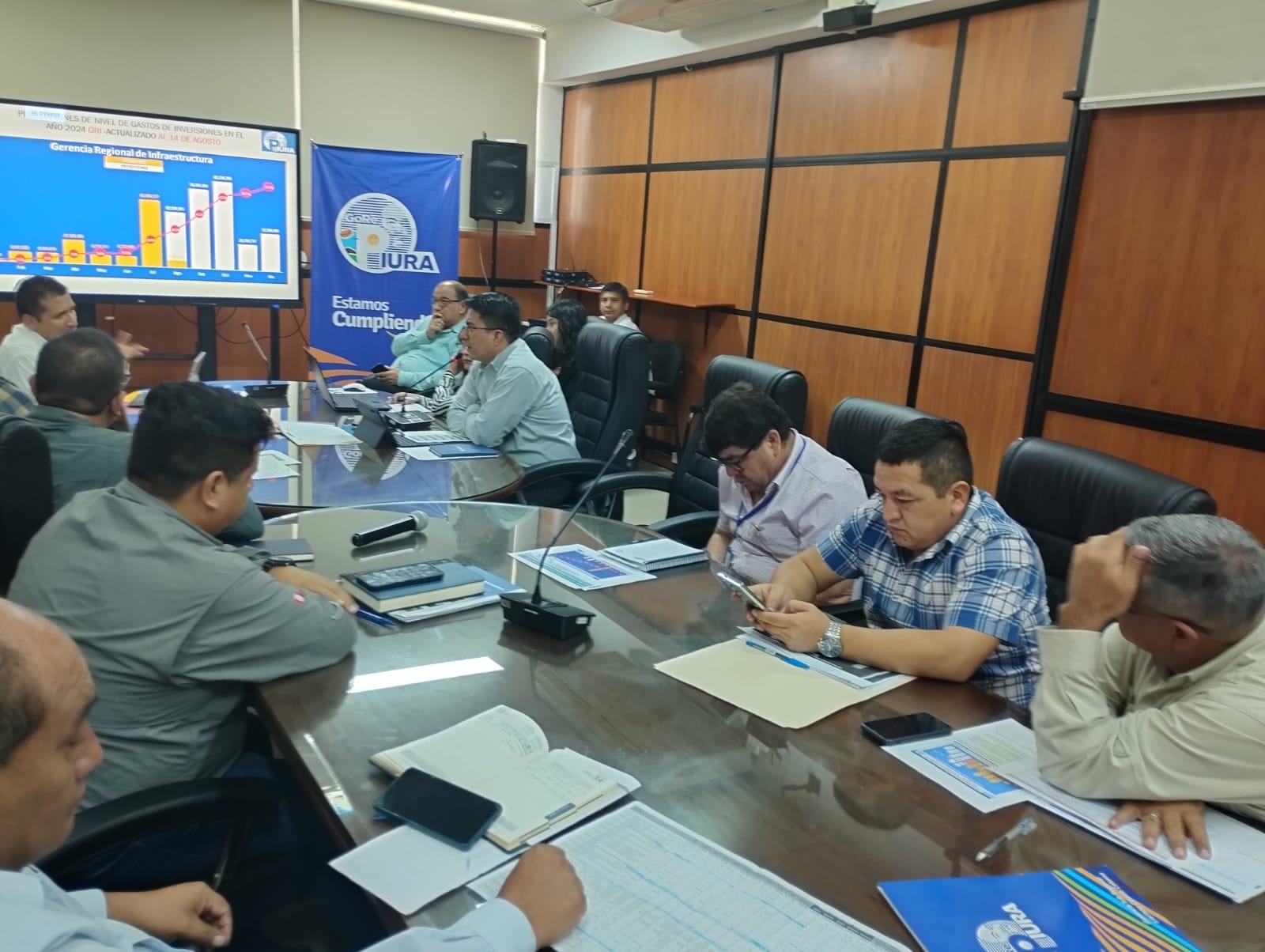 Unidades ejecutoras y funcionarios del GORE sumarán esfuerzos para gastar 100% del presupuesto 2024