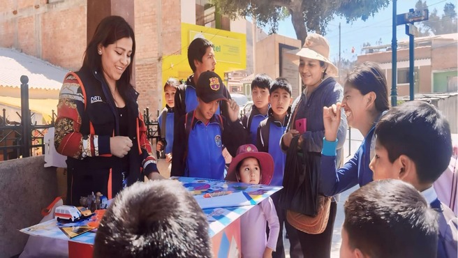 DRTC impulsa la seguridad vial en el distrito de Jangas