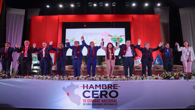 Director Regional de Transportes y Comunicaciones participa de la III Cumbre de Gobernadores Regionales "Hambre cero"