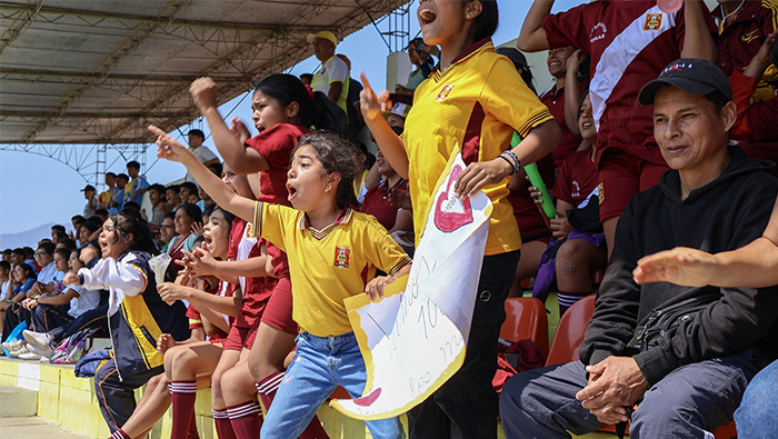 Imagen de inauguración de Campeonato Inter escolar.