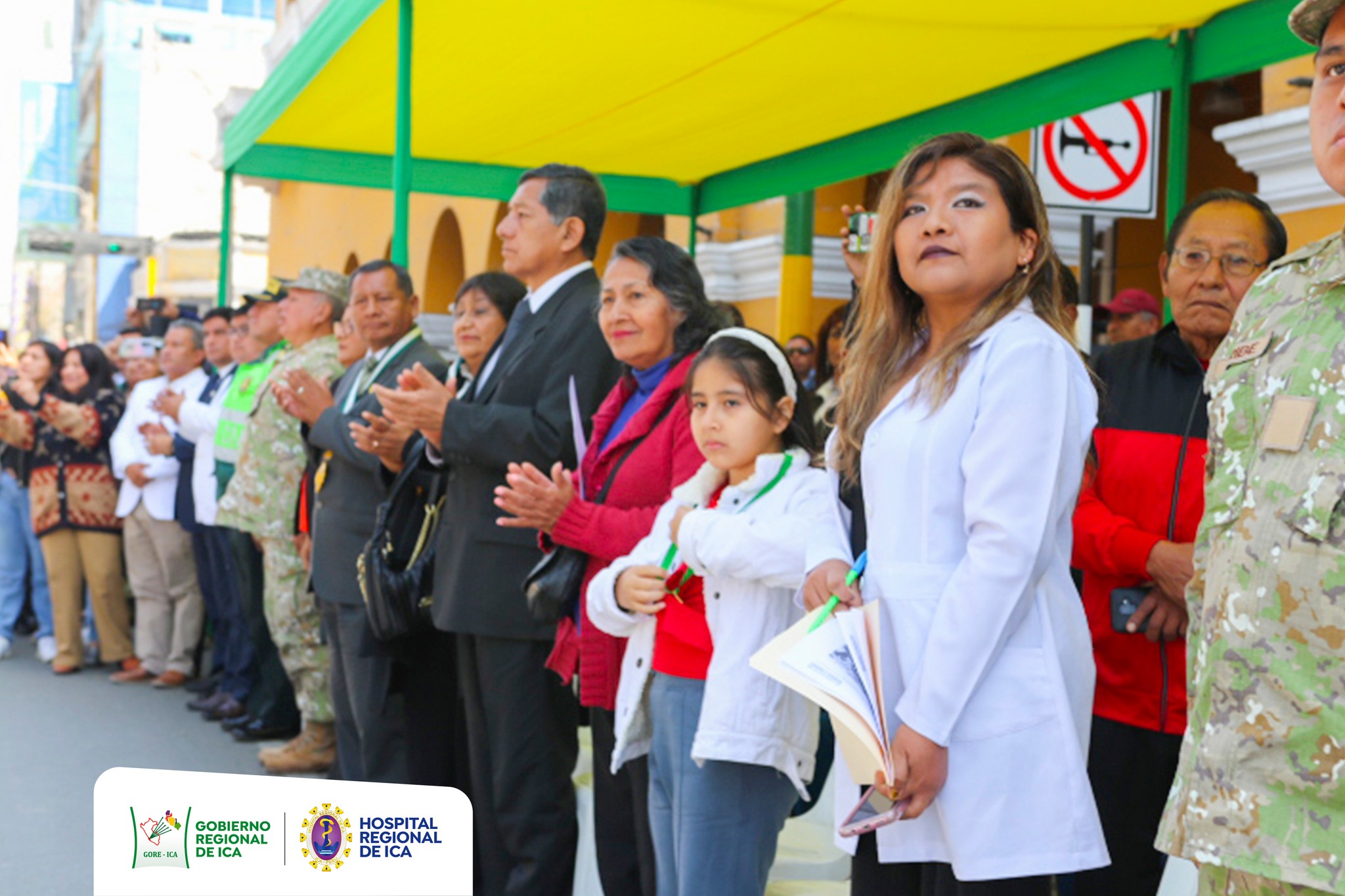 Nuestra directora ejecutiva, M. C. Gloria García, participó como jurado calificador en el desfile institucional celebrado para conmemorar el 88º Aniversario de la Seguridad Social de Salud