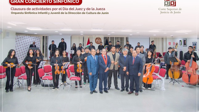 Orquesta sinfónica infantil y juvenil un referente en la Región Junín
