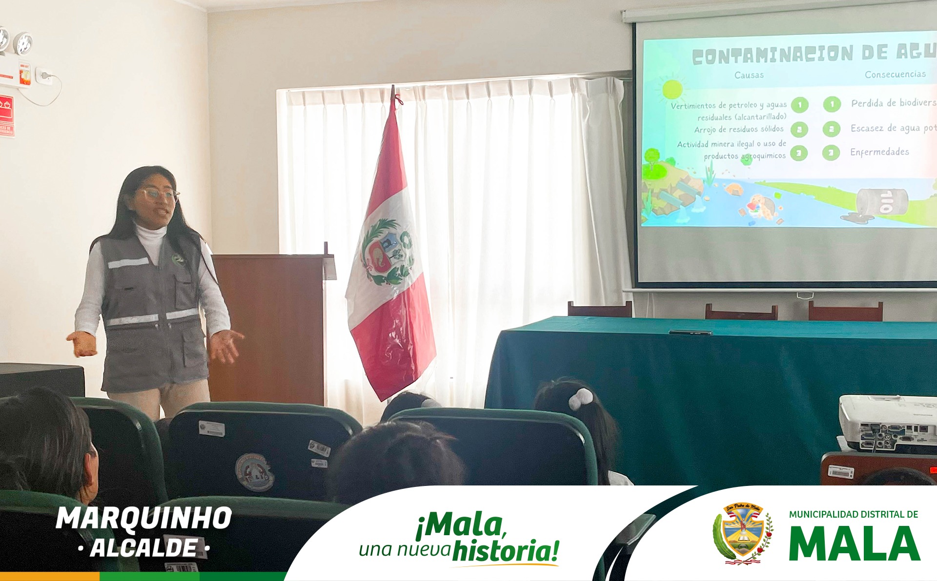 Charla Ambiental a los Alumnos de la IE Apóstol San Pedro