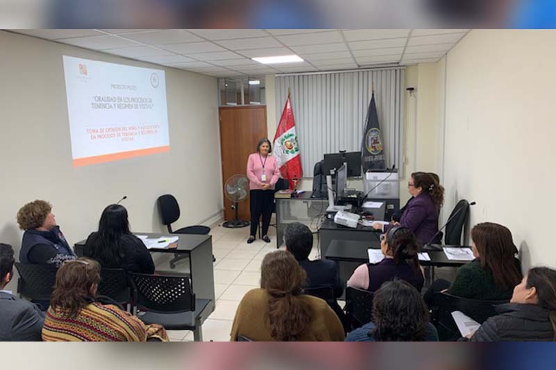 Personal jurisdiccional del Módulo de Familia de la Corte del Callao dio a conocer lo aprendido en la capacitación denominada “Oralidad y modernización de la gestión judicial en los Juzgados de Familia de Arequipa”.
