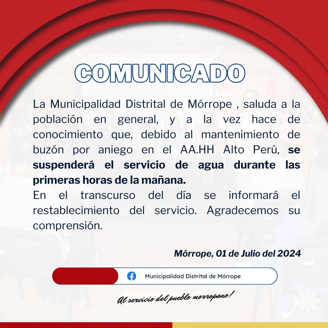 comunicado