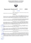 Vista preliminar de documento RESOLUCION DIRECTORAL N° 005718-2024-GR.LAMB/GRED-UGEL.CHIC