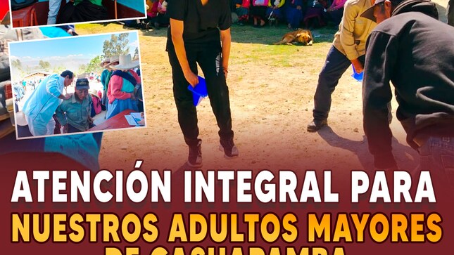Atención integral para nuestros adultos mayores de Cashapamba