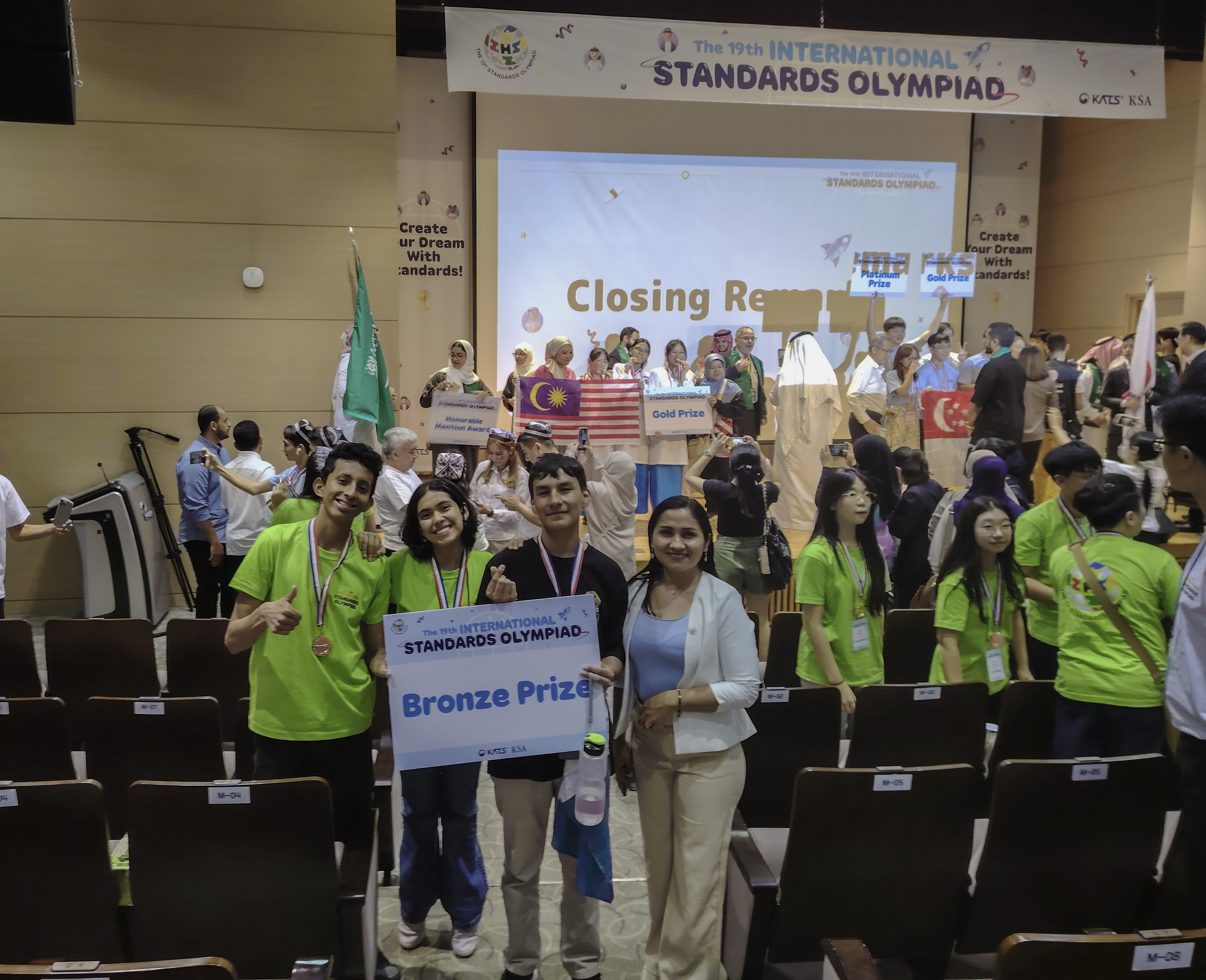 COAR San Martín gana medalla de bronce en Olimpiada Internacional de Normalización en Corea del Sur