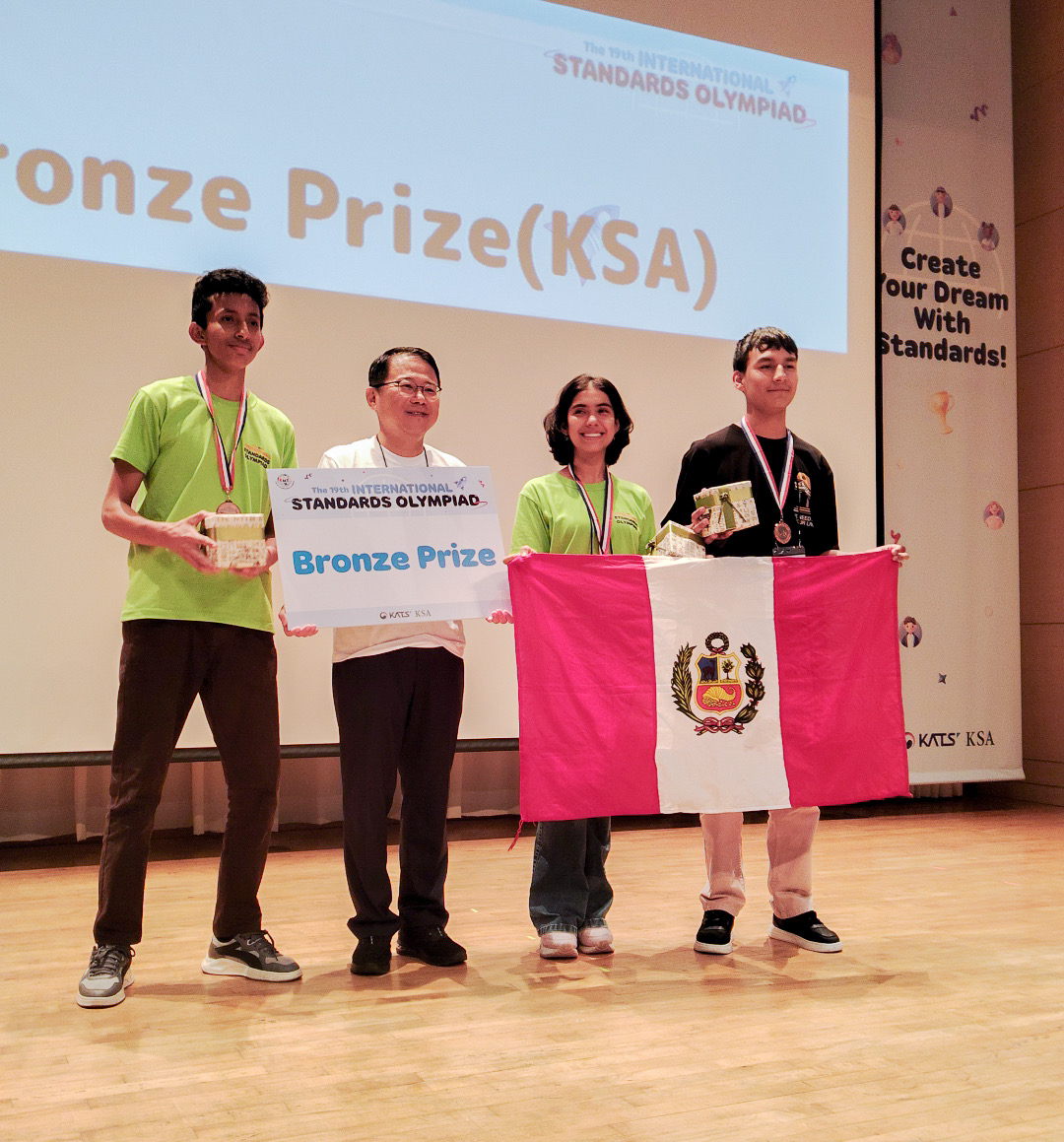 COAR San Martín gana medalla de bronce en Olimpiada Internacional de Normalización en Corea del Sur