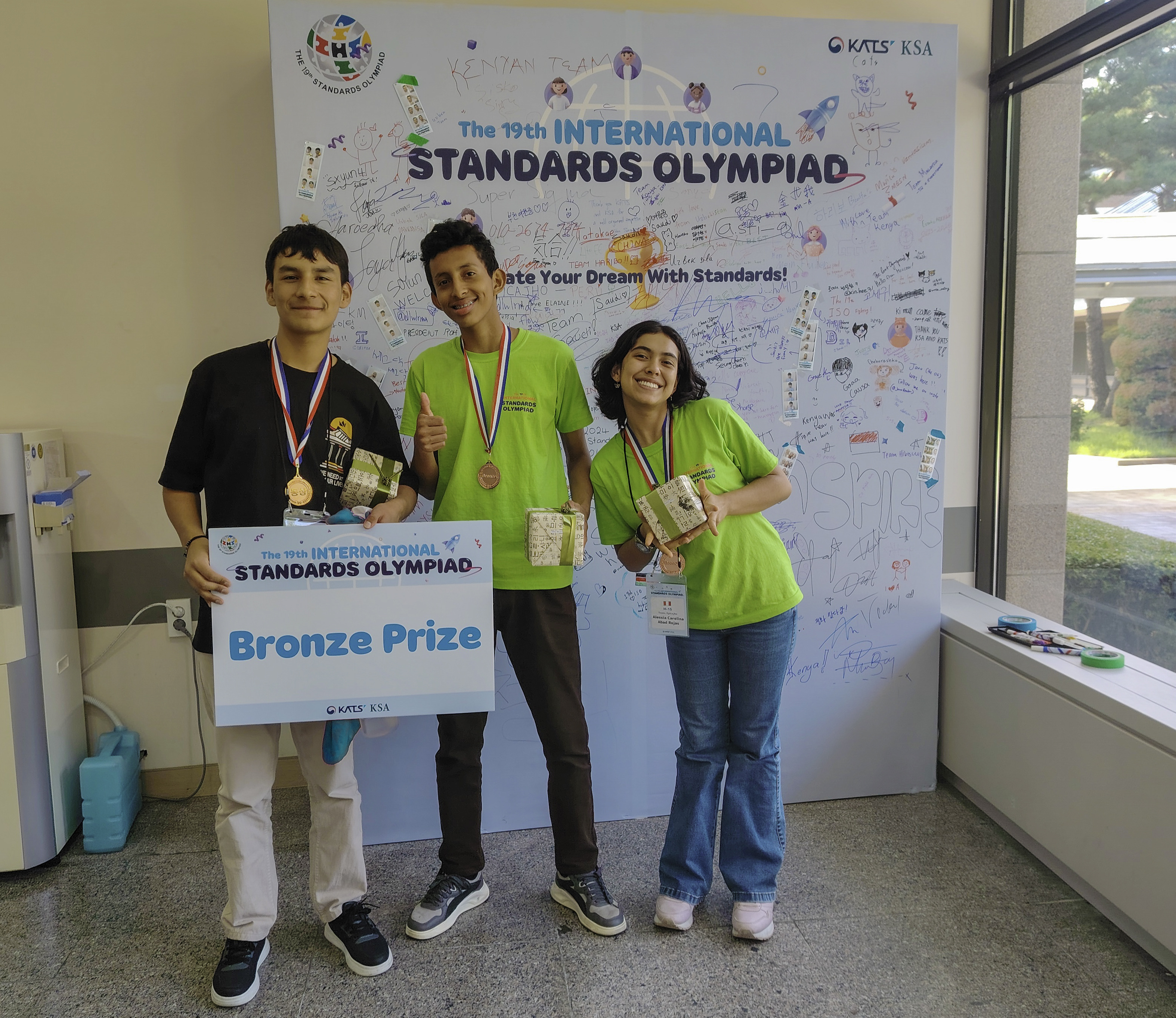 COAR San Martín gana medalla de bronce en Olimpiada Internacional de Normalización en Corea del Sur