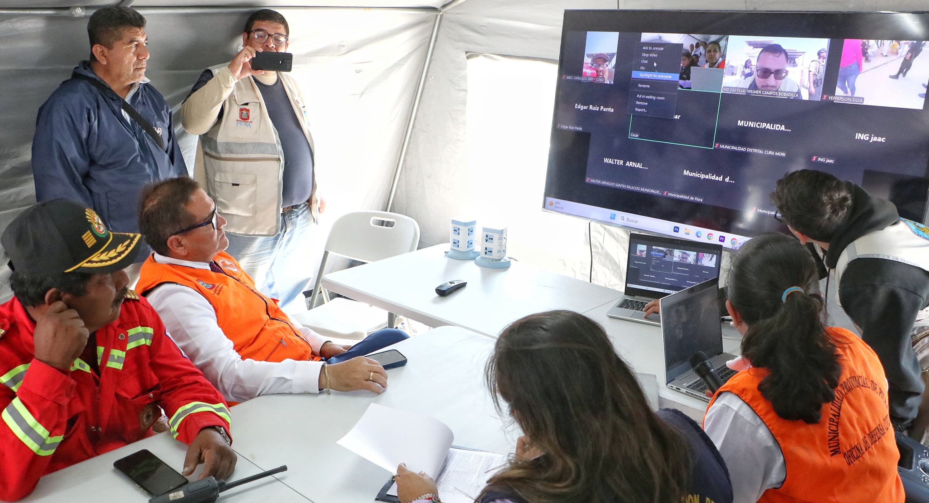 Alcalde Madrid participa del simulacro