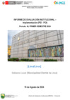 Vista preliminar de documento Evaluación de Implementación - PEI-POI I Semestre 2024
