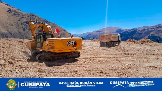 Municipalidad Distrital de Cusipata inicia la construcción del Relleno Sanitario en Kunkacancha