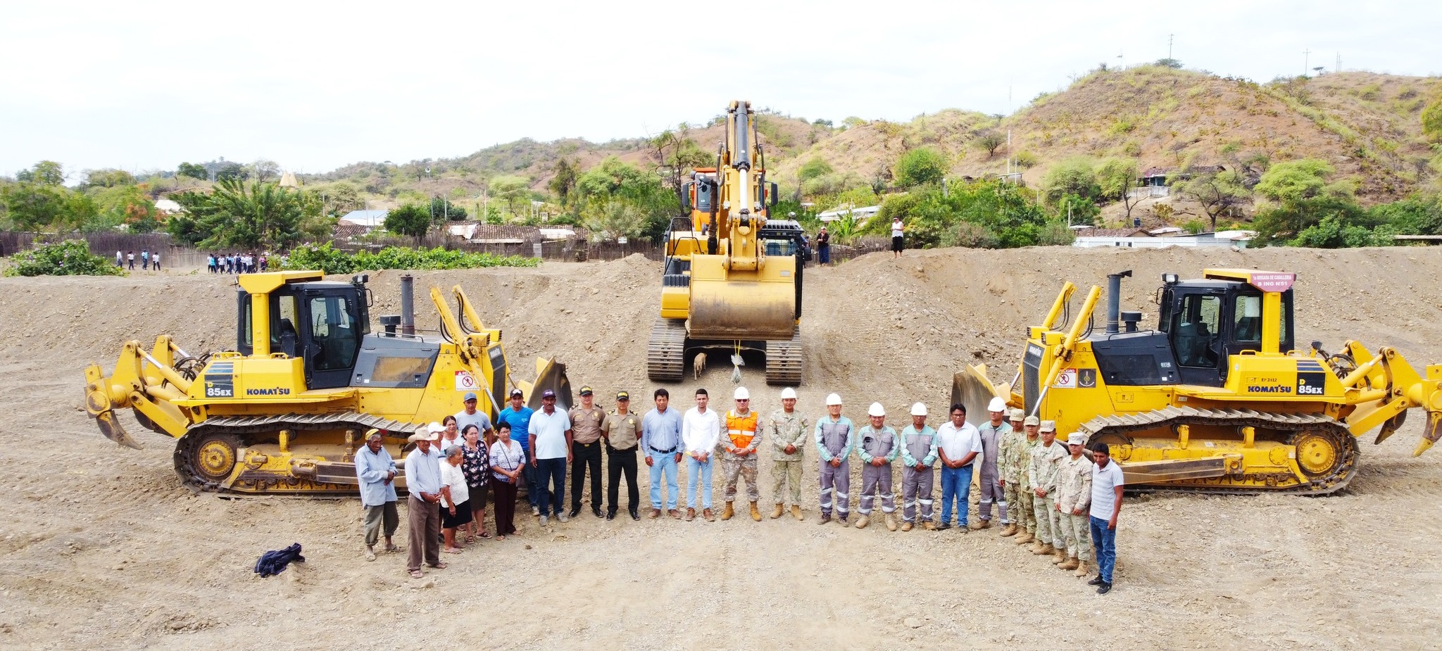 Alcalde De Lancones dió por Finalizado Trabajos de Construcción de Defensas Ribereñas para el Caserío El Chaylo y Los Encuentros de Pilares
