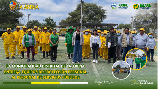 Entrega de equipos de protección