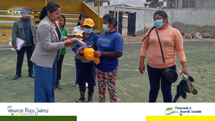 Entrega de equipos de protección