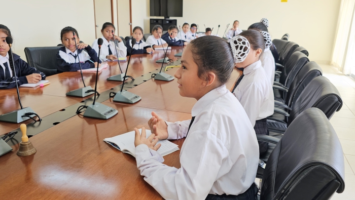 Escolares visitaron instalaciones de la Corte Superior de Justicia de Piura