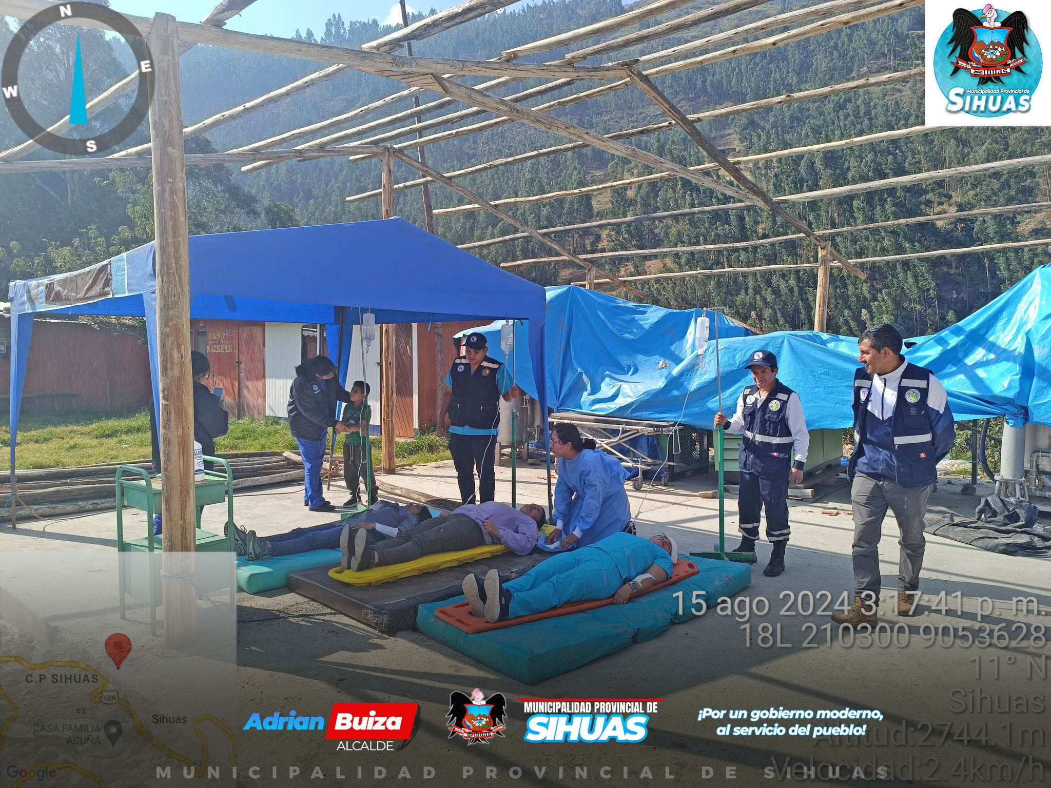💠PARTICIPACIÓN EN EL SIMULACRO NACIONAL
En horas de la tarde, los trabajadores de la Municipalidad Provincial de Sihuas participaron activamente en el Simulacro Nacional 2024, junto con la Subprefectura Provincial, la Comisaría Sectorial Sihuas - PNP y el Hospital de Apoyo Sihuas.
Este ejercicio que subraya la importancia de estar preparados ante emergencias, tuvo coordinación previa con el área de Defensa Civil.
¡Defensa Civil es tarea de todos!
