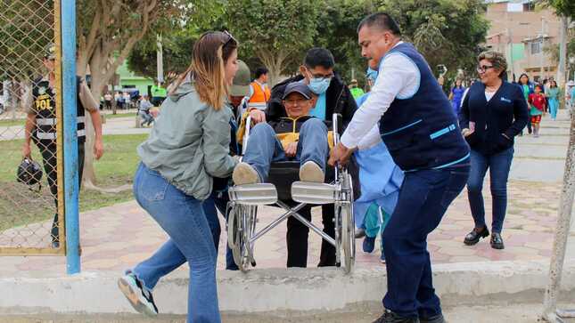 personal municipal cumplió destacada misión en el simulacro