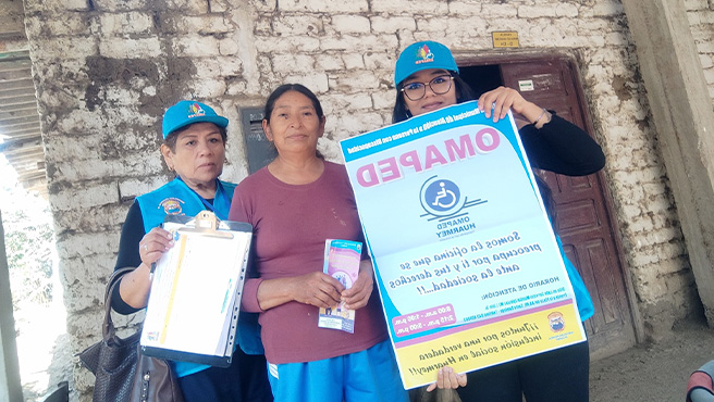 OMAPED continua realizando charlas informativas de los servicios que brinda en la provincia de Huarmey.