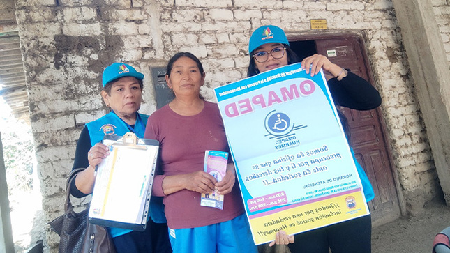 OMAPED continua realizando charlas informativas de los servicios que brinda en la provincia de Huarmey.  