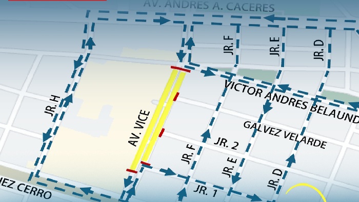Desvío de rutas