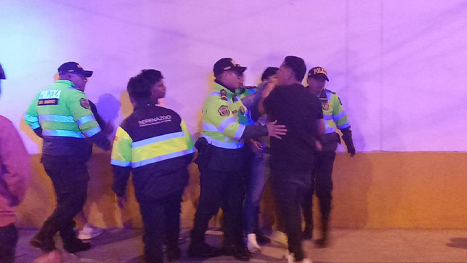 Personal de Serenazgo interviene a sujeto que tenia en su poder un arma punzocortante.