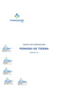 Vista preliminar de documento Cartas de Servicios Permiso a tierra - V03
