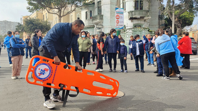 Diris Lima Sur participó de Simulacro Nacional Multipeligro de Sismo
